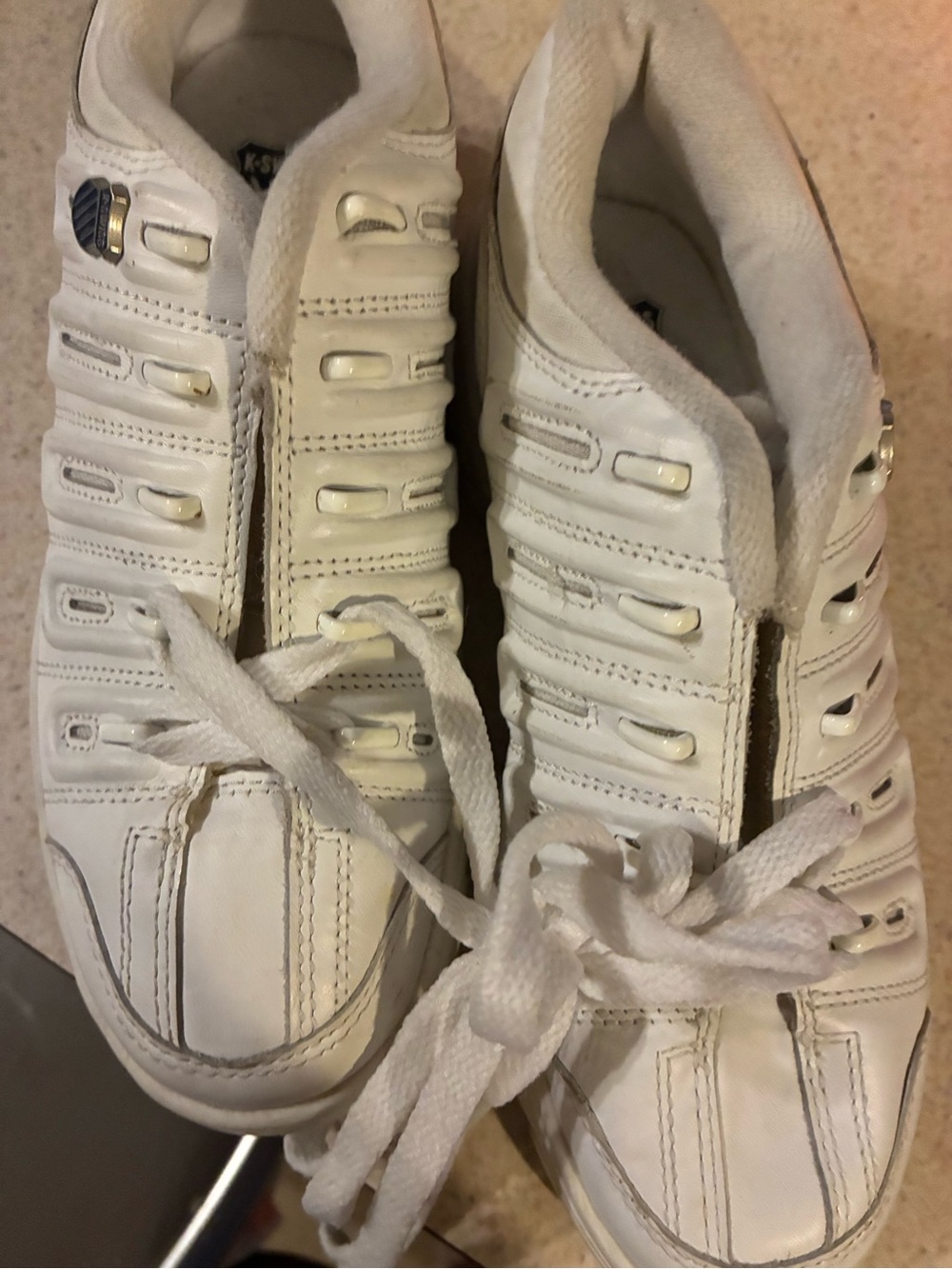 K-Swiss women limited edition white sneakers size 6